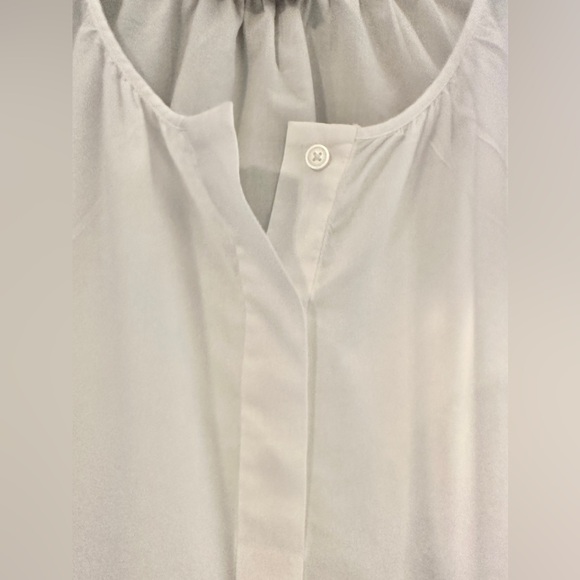 Everlane Silky Cotton Balloon Sleeve Top Size 12 Worn Once - Picture 2 of 6